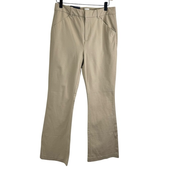 Gap High Rise Flare Khaki Pants Size 8 NWT Brand New Neutral - Picture 3 of 15